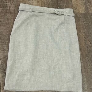 Nwt h&m Classic tan Pencil Skirt with Belt woman’s 4